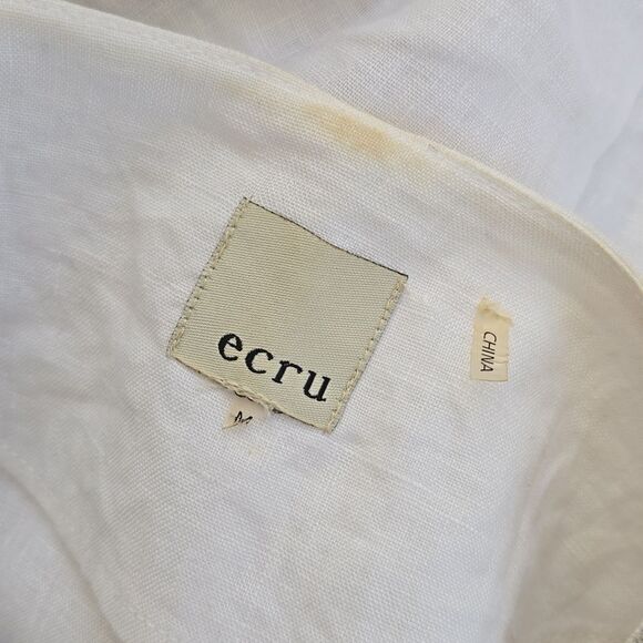 Ercu | Linen and Suede Bomber Jacket - Picture 8 of 9